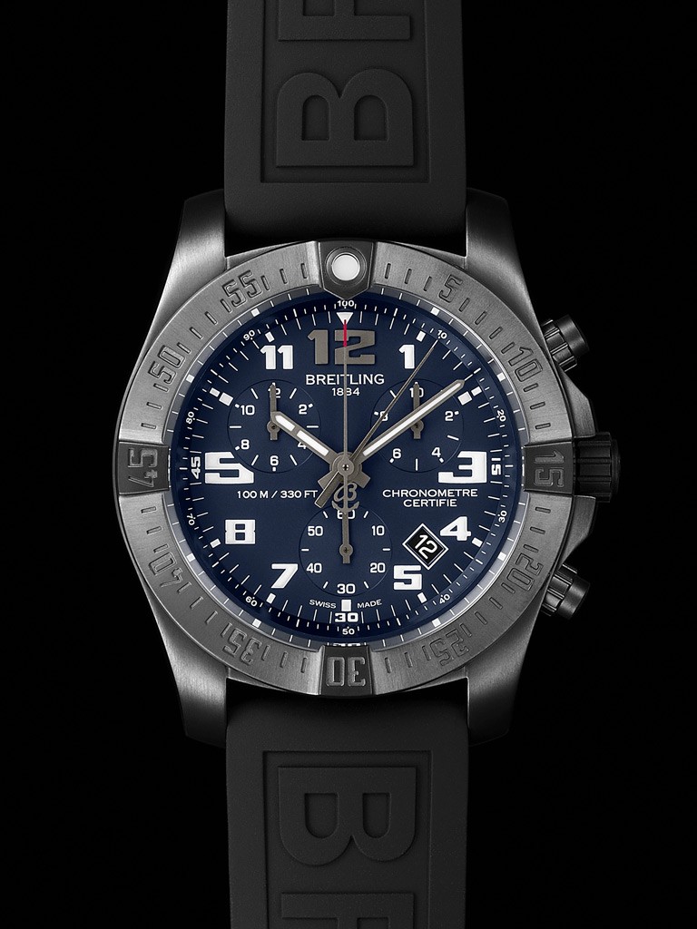 Blue Dial Breitling Professional Chronospace Evo Night Mission Replica Watches
