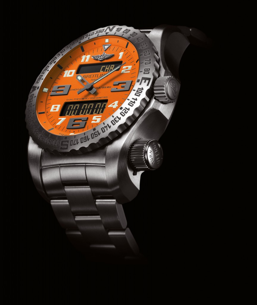 Orange Dial Breitling Emergency Replica Watches
