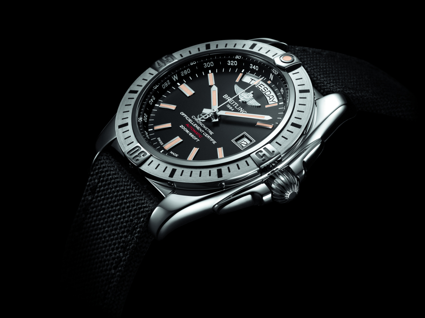 Equipping with screw-in crown, this steel case replica Breitling Galactic watch also shows 200m waterproof function. And inside beats the self-winding movement, with the reliable and durable performance.
